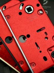 Корпус врезного замка MAGNM85C-50/BL INOX SSC-16 сатин. хром (блистер)