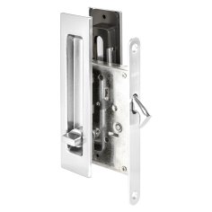 Защелка с ручками для раздвижных дверей SH.SLQ152.011 (Soft LINE SLQ-011) CP хром