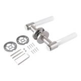 АЛЛЮР "ALBION" (АЛЬБИОН) SN/TR (54824) мат.никель Комплект ручек