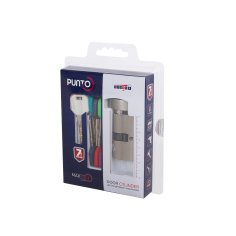 Цилиндровый механизм MaxPro7002Knob70mm(30+10+30) BL черный 7key с вертушкой