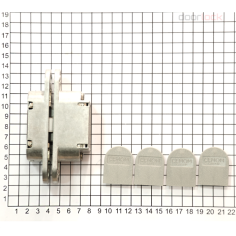 Дверная петля скрытая CEMOM ESTETIC 80/M 3D матовый хром