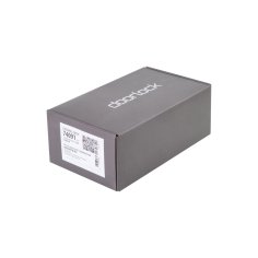 Дверная петля карточная с доводчиком DOORLOCK H60/HYD/AL Black черная, без врезки, комплект из 2 шт., 2 скорости закрывания, ФОП фиксация в открытом положении.