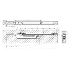Дверной доводчик DOORLOCK DL705ITS 2-4 Серебристый