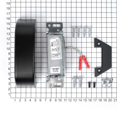 Защелка дверная электромеханическая для накладной антипаники DOORLOCK PD900, 24VDC черная