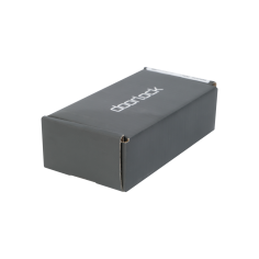 Броненакладка защитная накладная DL PRO6014 MBSN матовый никель, круглая розетка, HRC50
