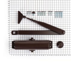 Доводчик DOORLOCK DL75 DA EN4/5 коричневый