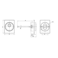 Броненакладка DEF.RL/K.4286 (DEF 4286 RL) ABG-6 зелёная бронза