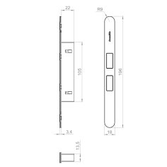 Магнитная защелка GRAVITY.PUSH G01.196.22.105  WH Белый