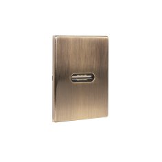 Накладка на сувальдный замок ESC.S-auto.RL/K.486 (ESC 486-S.auto RL) ABG-6 зелёная бронза (1шт.)