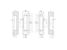 Петля скрытая универсальная CEMOM ESTETIC 130+8 3D 9005 черная