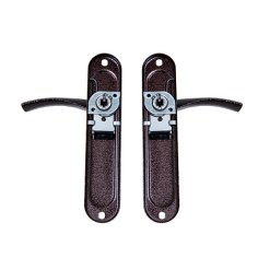 Ручки 4.629.КАПЛЯ.МА, под сувальдный механизм, медный антик, 42мм