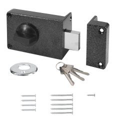 Замок накладной RIM-1-1 Silver серебро
