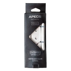 Петля накладная Apecs Infinity 102*80*3-PS2-INOX-SS