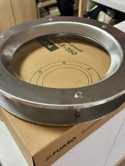 Иллюминатор для дверей PORTHOLE-350 INOX 304, диаметр 350 мм