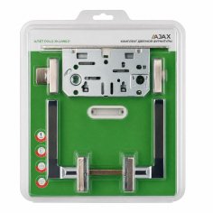 Комплект ручек с защелкой и поворотниками A/SET POLO JK.LN96.P SN-3 мат.никель