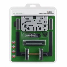 Комплект ручек с защелкой, петлями и поворотниками A/SET POLO JK.LN96.P.W BL-24 черный