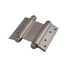 Пружинная двусторонняя (барная) петля DSH5 (125х86х1,5) INOX 201 SN мат. никель (блистер) 