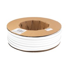 Уплотнитель самоклеящийся ADH/D-21x15mm, WHITE белый 50m