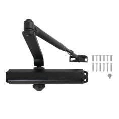 СТАНДАРТ Доводчик дверной MAX ДД 230/5-7 A-B (до 150 кг) черный RAL9005, морозостойкий