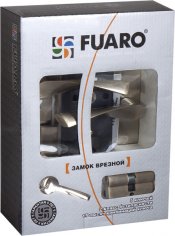 Замок цилиндровый с в комплекте с ручкой LOCKSET.9011 (SET F9011) AB бронза