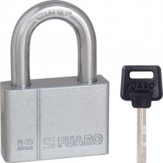 Замок навесной PL-PROTEC-2560 4 fin key (PL-2560) фин. /блистер